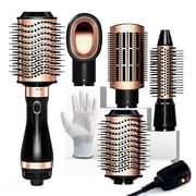 SKIMI Hair Dryer Brush, Hot Air Brush, Blow Dryer Brush Tool Set Straightener/Dryer/Curling Plastic, Curling Brush Hair Dryer