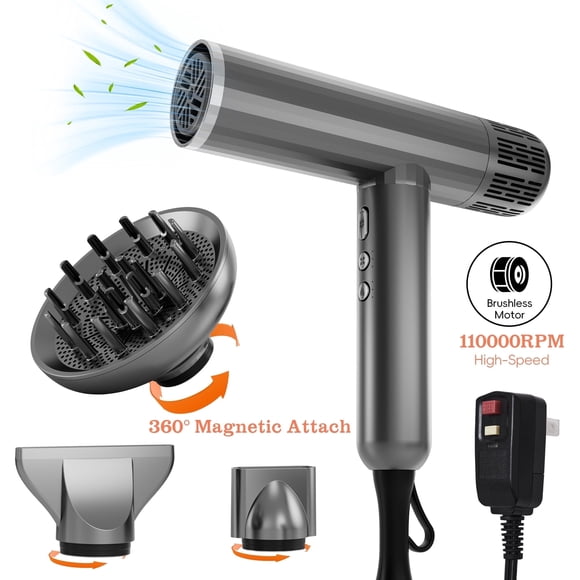 SKIMI Ionic Hair Dryer, High Speed 110000RPM Blow Dryer, Hair Blow Dryer with Diffuser for Women