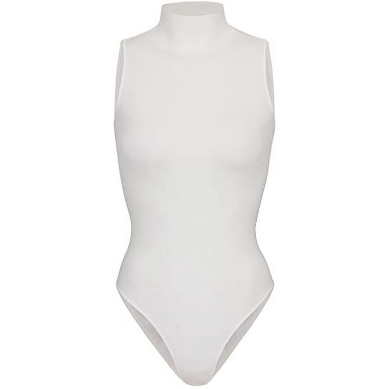 SKIMS Mock Neck Sleeveless Bodysuit Size XXS/XS $68