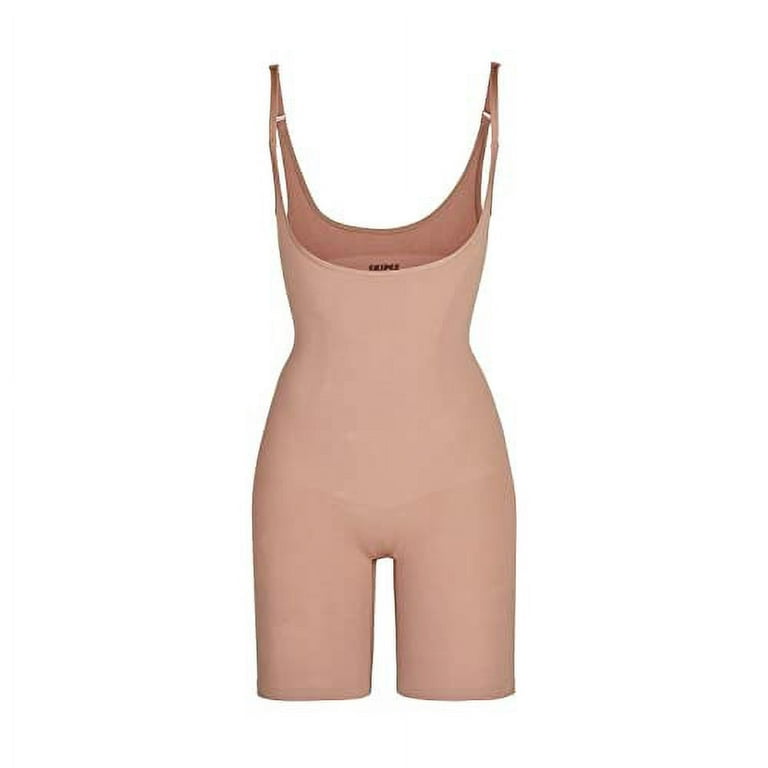 SKIMS Open Bust Bodysuit Mid Thigh with Open Gusset Sienna - Size L/XL 