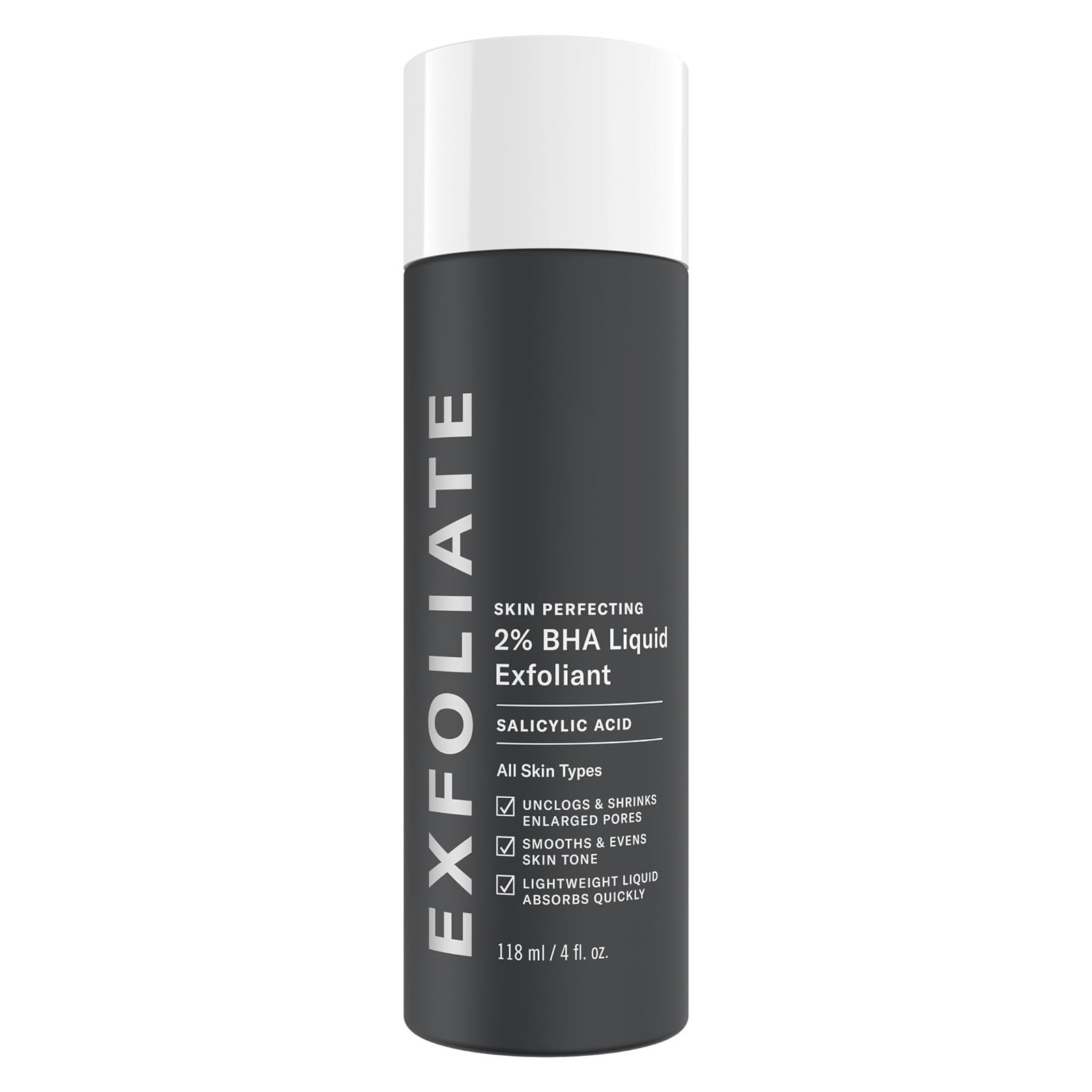SKIN PERFECTING 2% Salicylic Acid Exfoliant - Facial Exfoliant for Blackheads, Pores