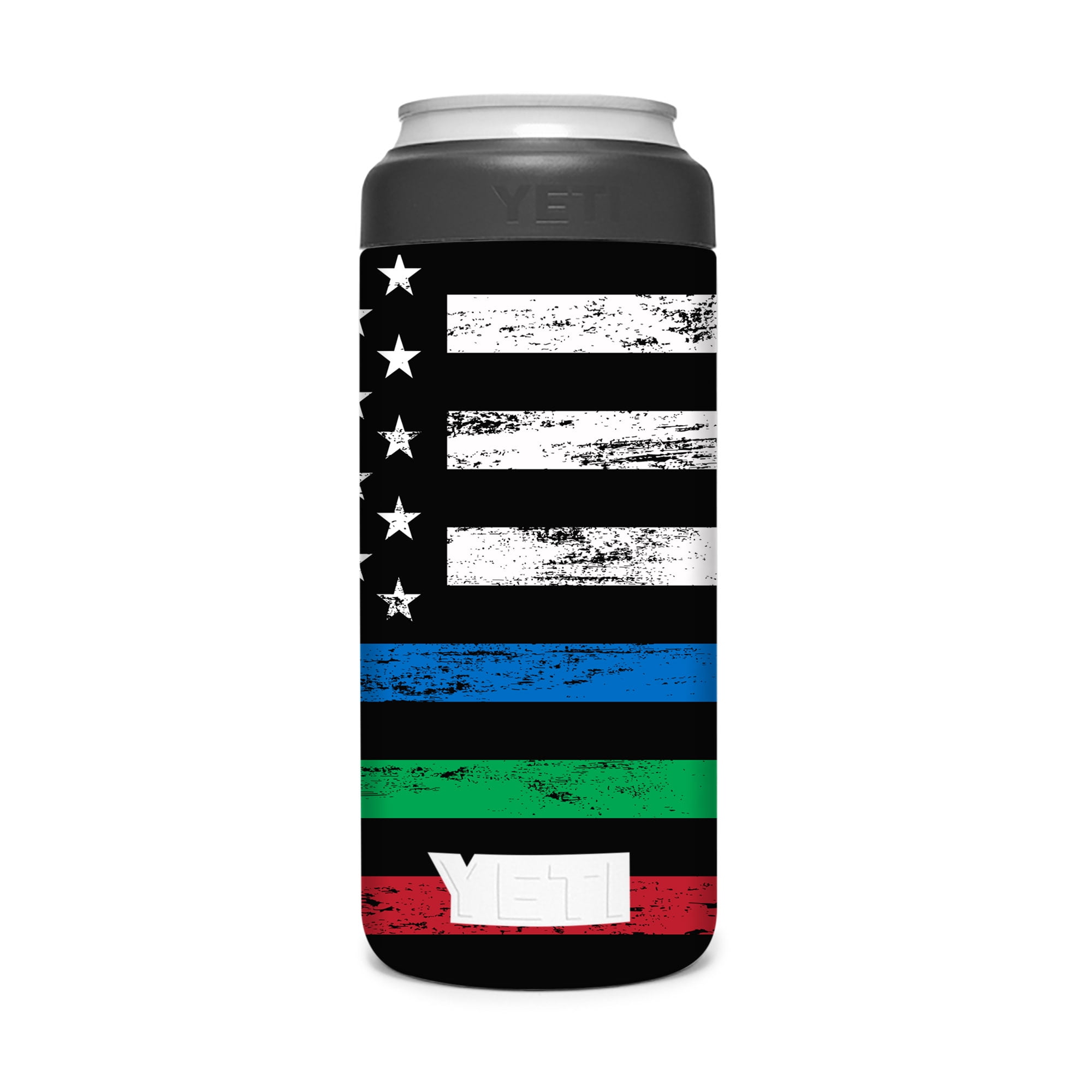 Vinyl Yeti Thin Blue Line Yeti Rambler YETI Rambler 20oz (591ml