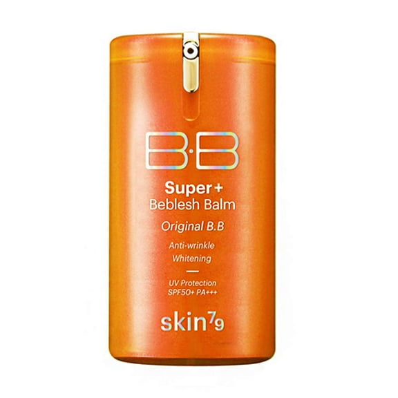 [SKIN79] Super Plus Beblesh SR25 Balm Triple Function Orange BB Cream #21 Yellow Beige 1.35 fl.oz. (40 ml) - Rich Vitamin Complex Care Healthy and Vital Skin