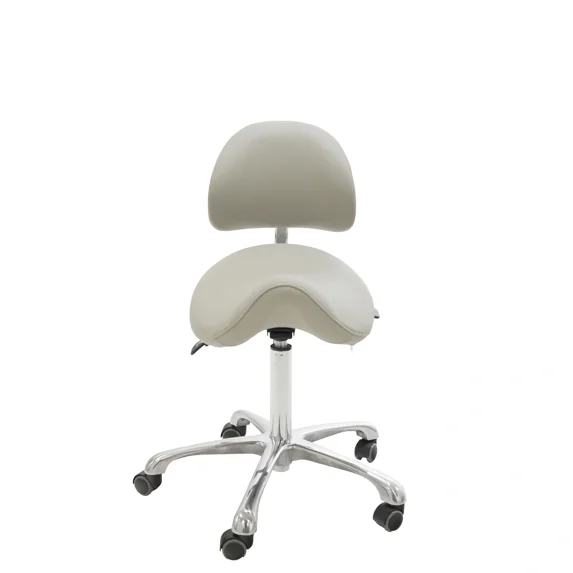 SKINACT Brava Esthetician Saddle Stool (Taupe)