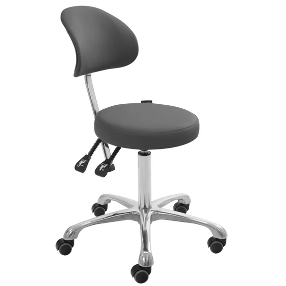 SKINACT Gold Series Esthetician Stool (Gray)