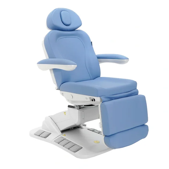 SKINACT Palma Electric Medical Spa Treatment Chair/Table (Light Sapphire)