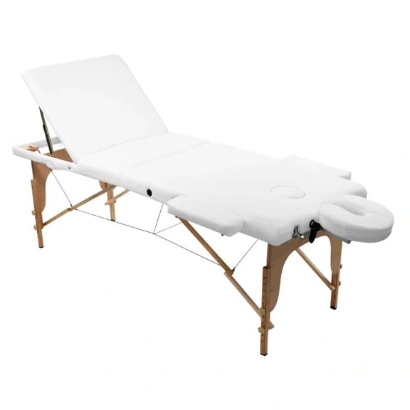 SKINACT Portable Massage Table With Reclinable Back