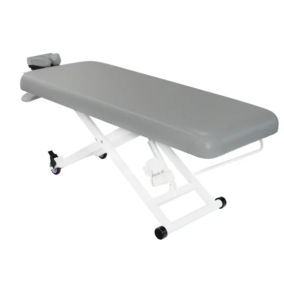 SKINACT Stella Electric Medical Spa Treatment Table Facial Chair/Bed (Light Gray)
