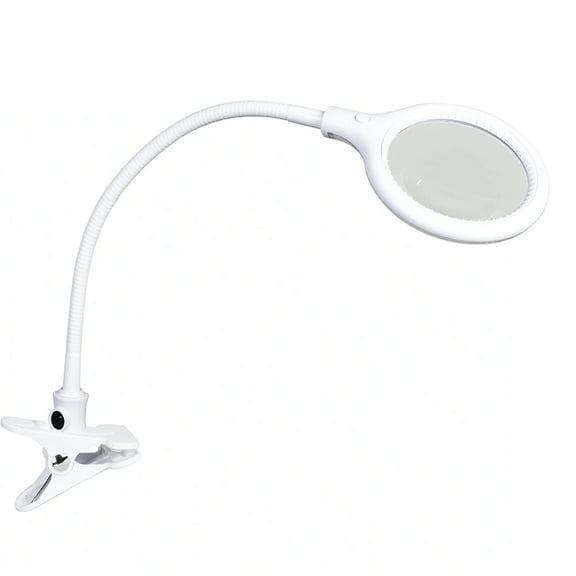 SKINACT Tabletop Magnifying Led Light With Clamp White Color