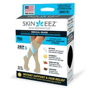Skineez Hydrating Compression Socks 10-20mmHg, size S/M, Tan