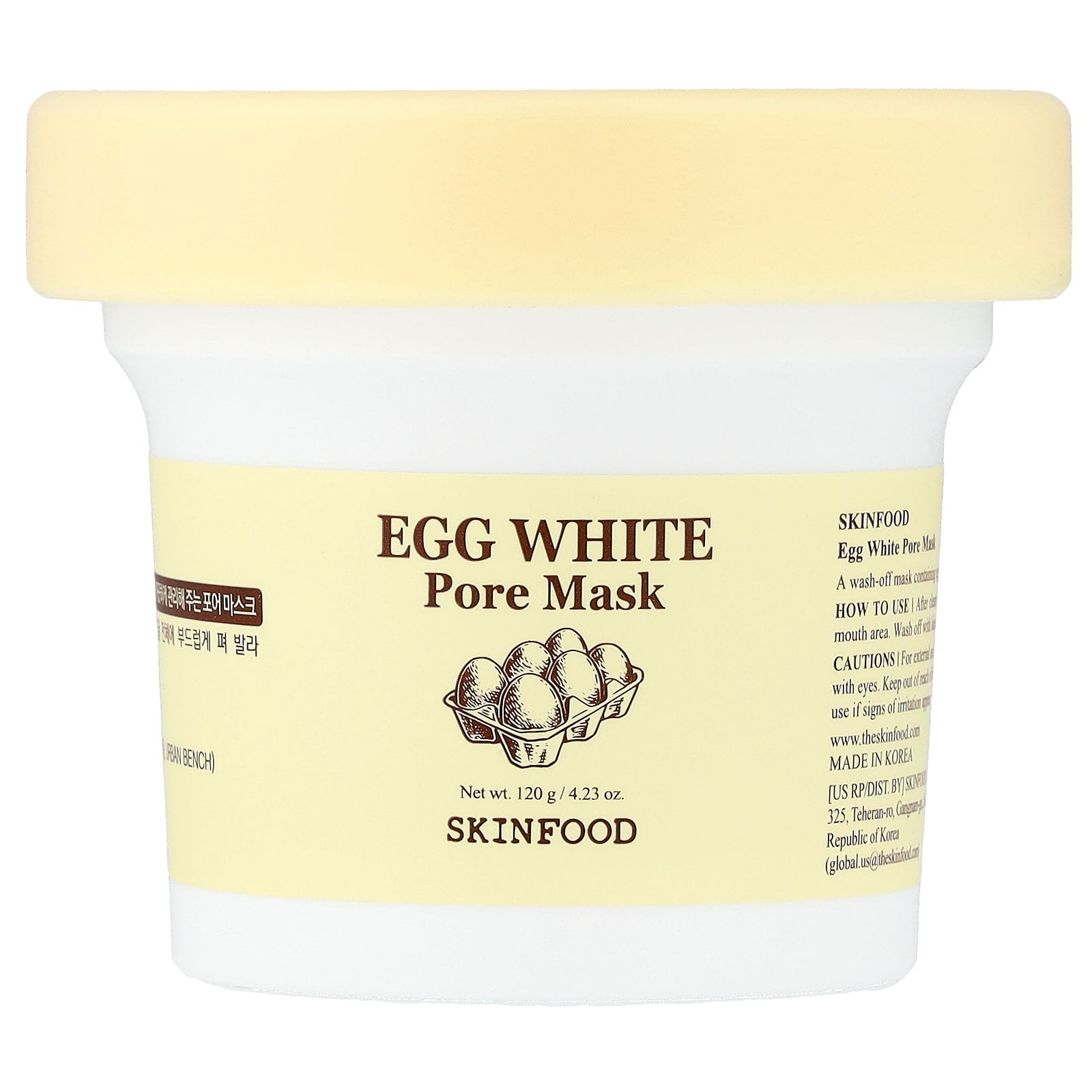 SKINFOOD Egg White Pore Mask
