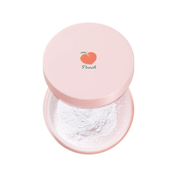 SKINFOOD Peach Cotton Multi Finish Powder 5g - Korean Peach Extract & Calamin Sebum Control Face Powder - Silky Setting Powder - Setting Powder for Oily Skin - Sweet Peach Scent for Soft Skin C35