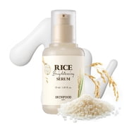 SKINFOOD Rice Daily Serum, Korean Skincare Facial Essence for Glow Glass Skin, Fermented Natural Rice Water Milk for Face, Pore Minimizing, Deep Hydrating, Dark Spot Correcting, 55ml/1.86fl.oz. NY2