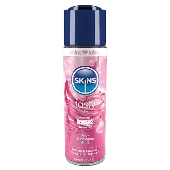 SKINS Fruity Flavored Lube, Water-Based Personal Lubricant for Men, Women and Couples, Liquids