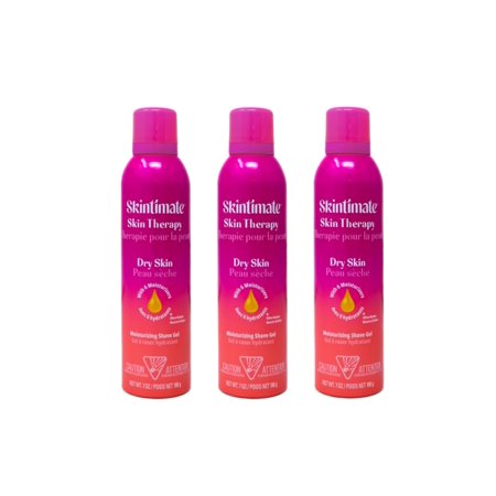 Skintimate Dry Skin Moisturizing Shave Shaving Gel - 7 oz, 3 Pack