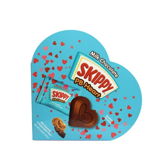 SKIPPY® Milk Chocolate Peanut Butter Heart Box 5.29oz