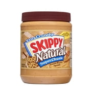 SKIPPY SUPER CHUNK Natural Peanut Butter Spread 40 oz
