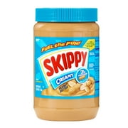 SKIPPY Peanut Butter, Creamy, 7 g protein per serving, Shelf-Stable, 40 oz Plastic Jar