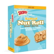 SKIPPY® Peanut Butter Salted Nut Roll 3.25 oz | Pearson's King Size 18 Ct | Individually Wrapped