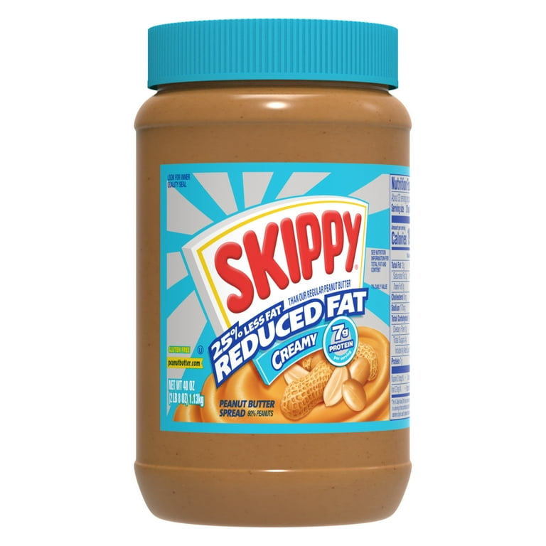 Skippy Creamy Reduced Fat Peanut Butter Spread - 40 oz