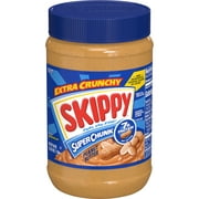 SKIPPY SUPER CHUNK Peanut Butter, 7 G Protein per Serving, Plastic Jar 40 oz
