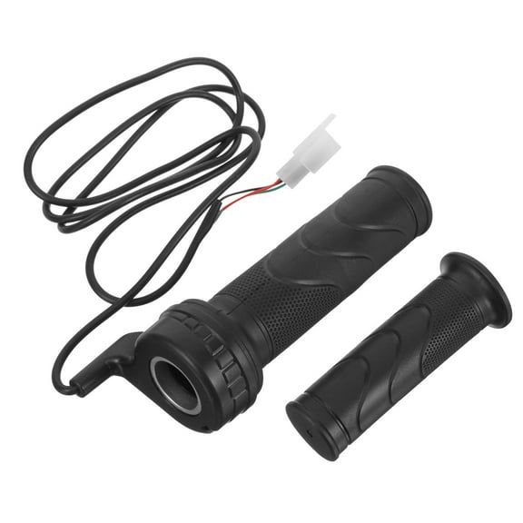 SKISUNO 1 Pair Speed Adjustment Twisting Bike Handlebar for Electric Bicycle 16x3cm Right 12x3cm Left