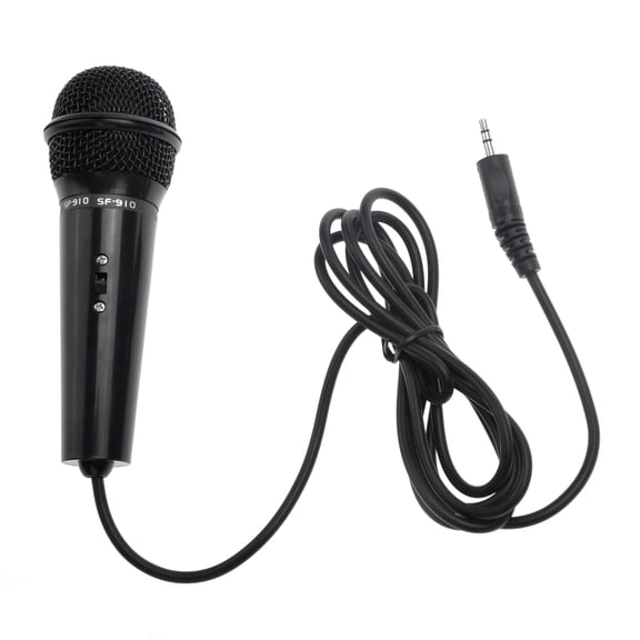 SKISUNO Condenser Recording Microphone with 3.5mm Stereo Plug and Table Tripod for Chat and Gaming Black