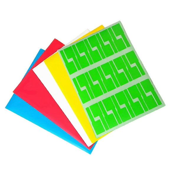 SKISUNO 10 Pcs Multicolored Cable Label Tags for Cafe Wiring