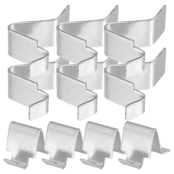 SKISUNO 10pcs Heavy Duty Iron Cabinet Shelf Clips Support Brackets for Shelving Easy Installation File Cabinets Bookcases Accessories