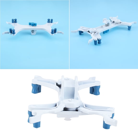 SKISUNO 1Pack Right Angle Clamp Buret Clamp Aluminium for Students and Teachers White 9.4 x 4.7 x 1.2in