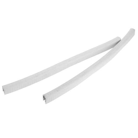 SKISUNO 1Pair White Skateboard Deck Edge Cover Impact Resistant Protective Strip