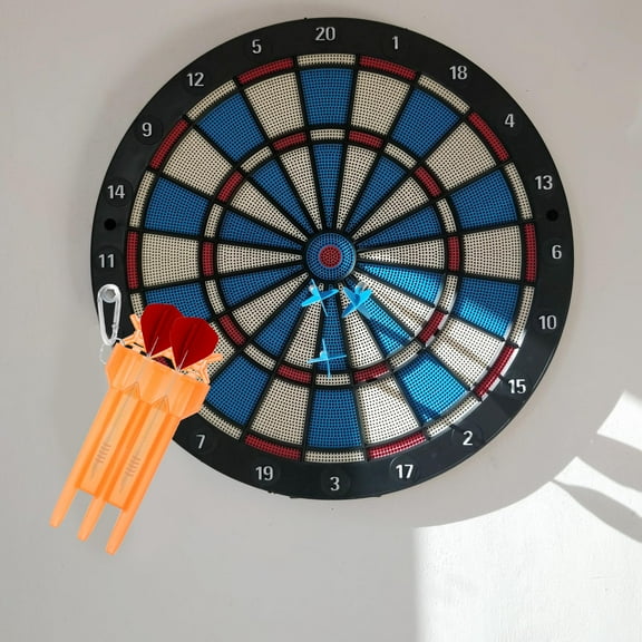 SKISUNO 1Pcs Travel Case for Men and Women Orange Plastic Dart Box Container