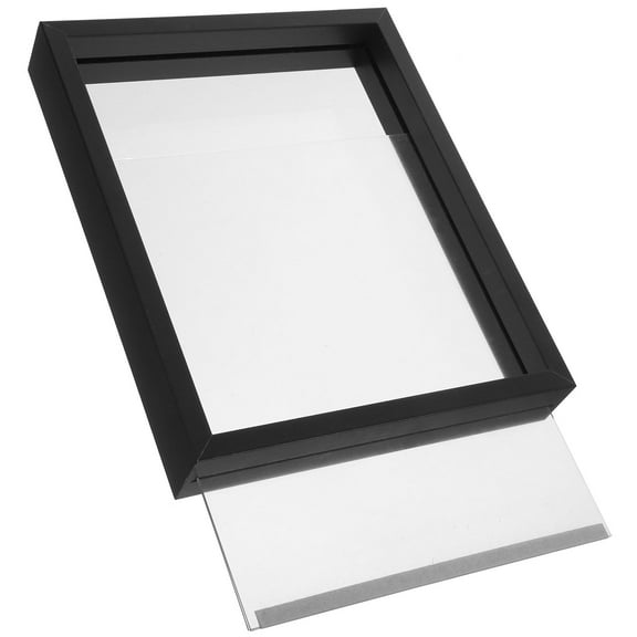 SKISUNO Double-Sided Glass Photo Frame 10.5x8.3in Clear Transparent Picture Frame Set of 1