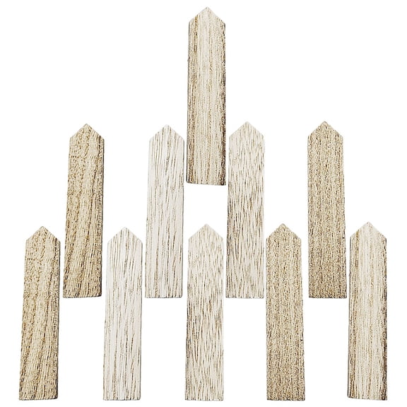 SKISUNO 20Pcs Garden Label Markers Wooden Arrow Plants Tag Multi Modern Style Arrow