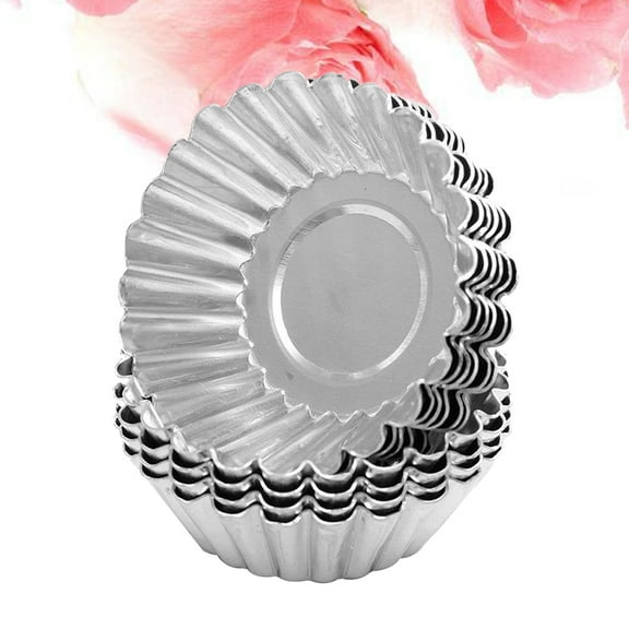 SKISUNO 20-Pack Mini Nonstick Cake Pans and Tinplate Tart Molds for Baking Pastries and Desserts