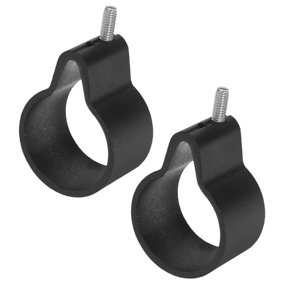 SKISUNO 2-Pack Stainless Steel Closet Rod Holder Brackets for Secure Hanging and Support of Closet Pipes