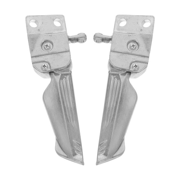 SKISUNO 2Pcs Motorcycle Foot Pegs with Shock Absorption Aluminum Alloy Footrest Extension for Long Distance Rides