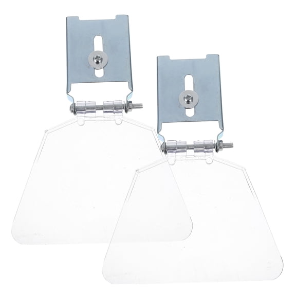 SKISUNO 2Pcs Plastic Splash Shield for Bench Grinder with Transparent Design and Universal Compatibility