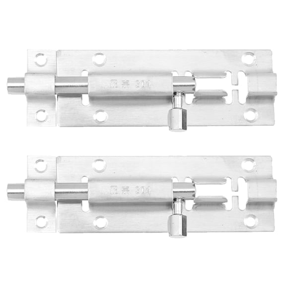 SKISUNO 2-Pack Stainless Steel Bolt Latch lock Door Bolt Latches for Secure Door Locking