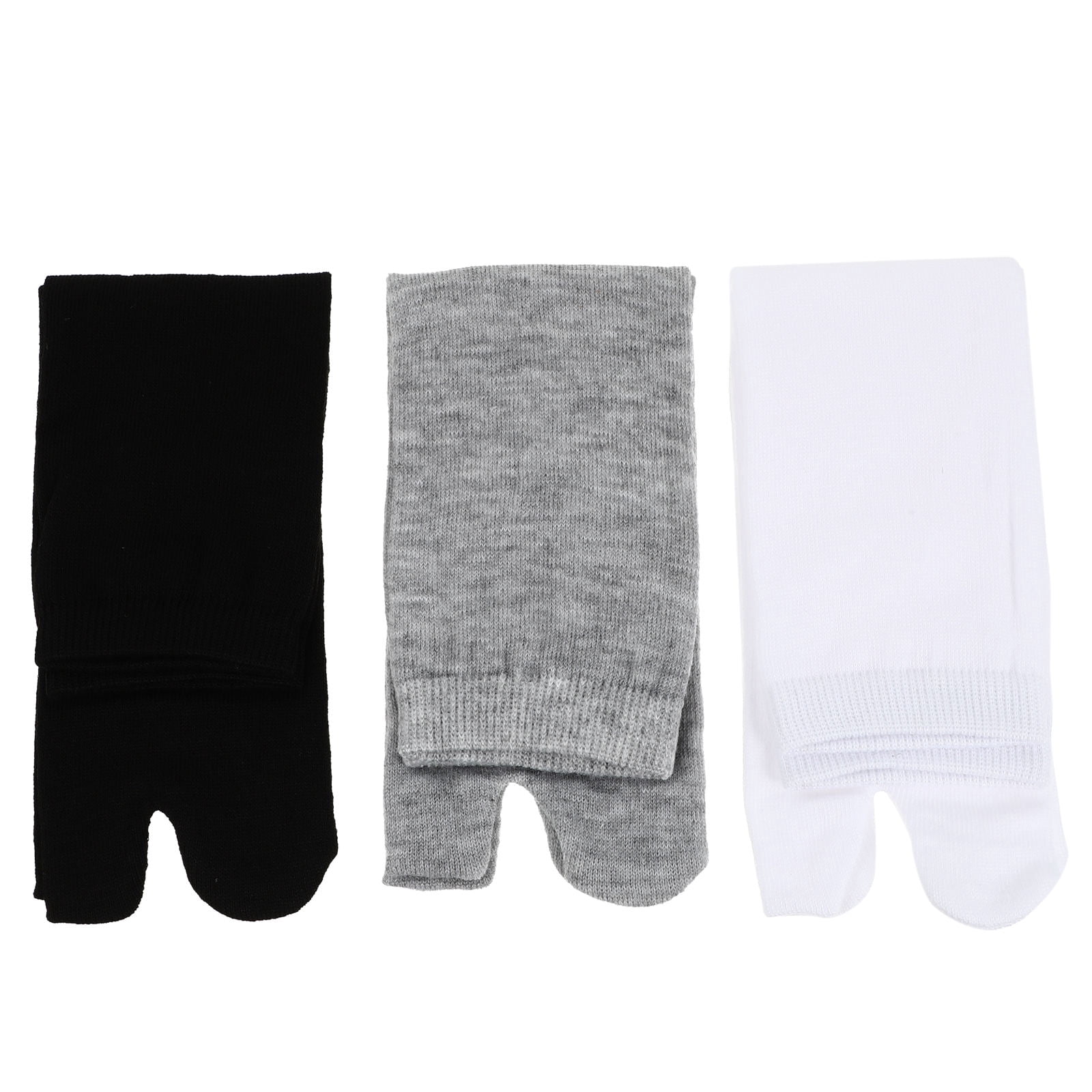 SKISUNO 3Pairs Nuolux Cotton Tabi Toe Socks with Sweat Absorption in ...
