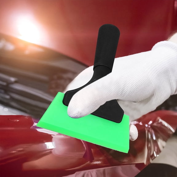 SKISUNO 3Pcs Squeegee for Vinyl Wrap Vinyl Scraper Light Green PP