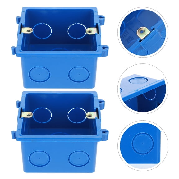 SKISUNO 4Pcs Waterproof Electrical Junction Box with Stable Construction for Cable Protection