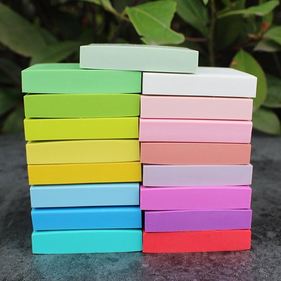 SKISUNO 5Pcs Assorted Color Rubber Stamp Brick for DIY Carving Tool with Durable Rubber Material