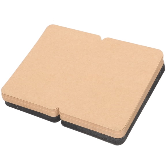 SKISUNO 50Pcs Blank Paper Cards Beige for Writing Messages