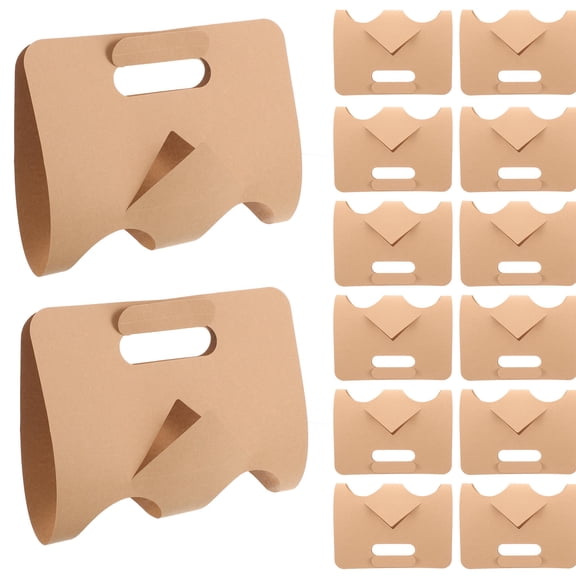 SKISUNO 50Pcs Drink Cup Holders Simple Design Plastic Beverage Holders for Cars, Offices, and Home Use