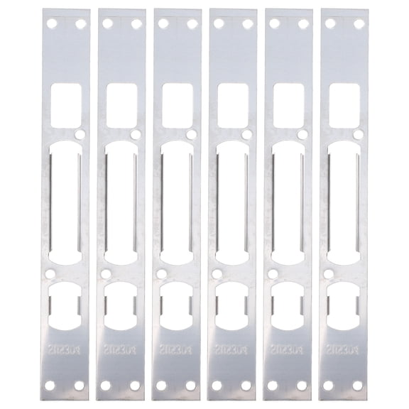SKISUNO 6pcs Deadbolt Strike Door Reinforcer Door Security Plate Door Guard Plate