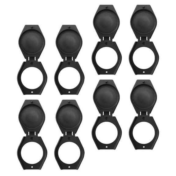 SKISUNO 8Pcs Camera Privacy Stickers Black Abs for Daily Use and Office Work on Laptops Back to School