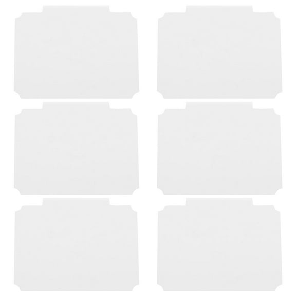 SKISUNO 8pcs Basket Bin Labels Clip Removable Basket Labels Kitchen Pantry Basket Clip Label Holders