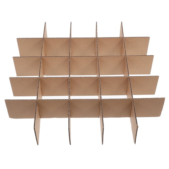 SKISUNO 8pcs Glass Dividers For Moving Boxes Dish Packing Moving Boxes Packing Boxes For Moving Corrugate Box Dividers For Kitchen Wine Glassware