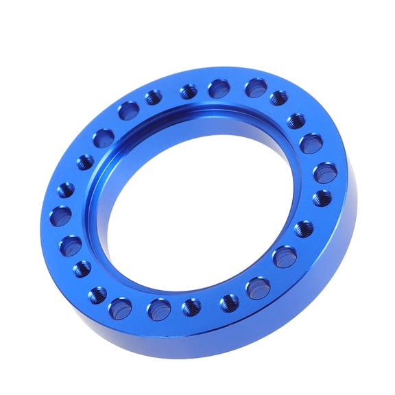 SKISUNO Blue Steering Wheel Hub Extender for Car with Easy Installation and Aluminum Material